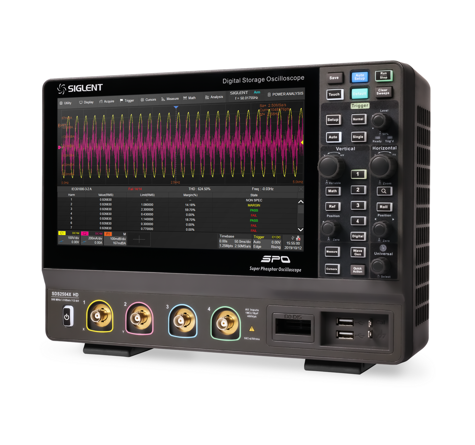 SDS2000X HD — Deep Memory and Sequence Mode